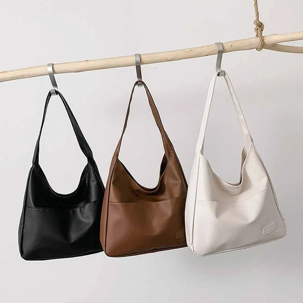 Bolsa Hobo Classic - Design Retrô Minimalista (Grande Capacidade)