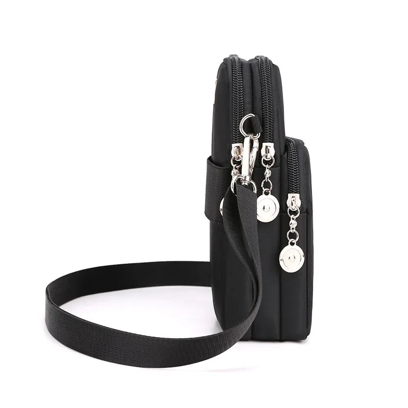Bolsa Porta-Celular Crossbody - Nylon Impermeável (Prática)