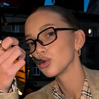 Óculos Anti-Luz Azul Retro - Proteção Digital (Estilo Office Siren)