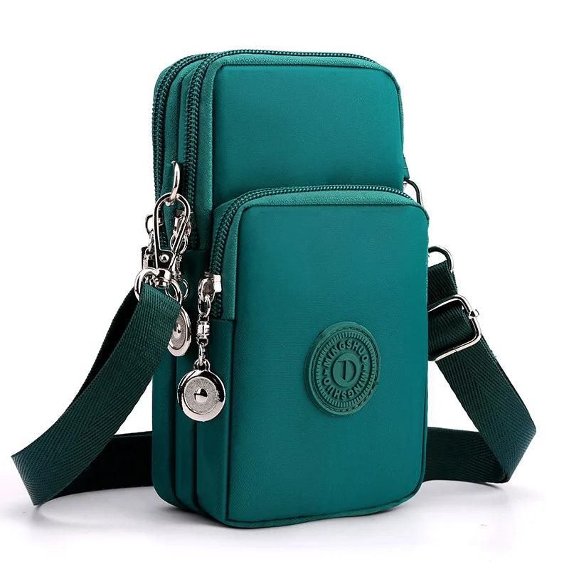 Bolsa Porta-Celular Crossbody - Nylon Impermeável (Prática)