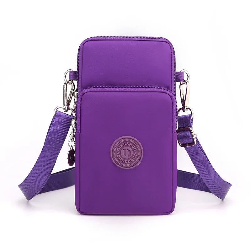 Bolsa Porta-Celular Crossbody - Nylon Impermeável (Prática)