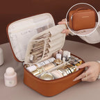 Necessaire Box Premium - Organizador Rígido com Porta-Pincéis