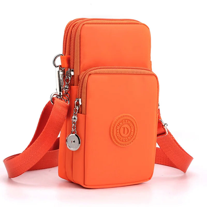 Bolsa Porta-Celular Crossbody - Nylon Impermeável (Prática)