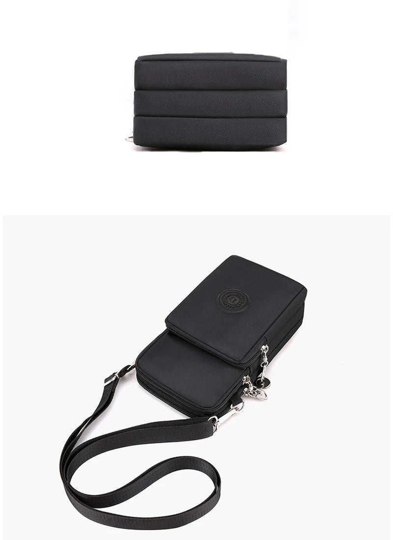 Bolsa Porta-Celular Crossbody - Nylon Impermeável (Prática)