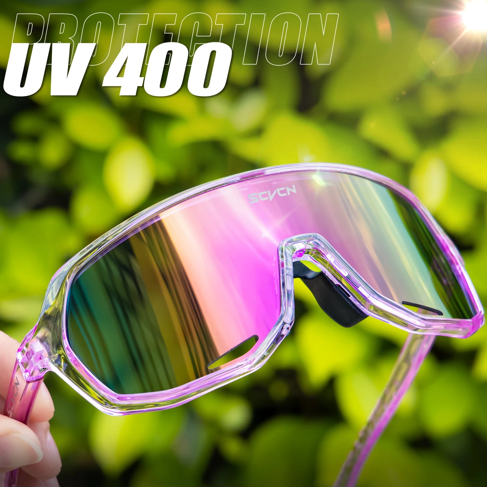 Óculos Sport Elite S63 - Armação TR90 Inquebrável (UV400)