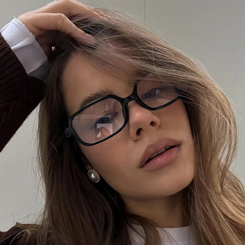 Óculos Anti-Luz Azul Retro - Proteção Digital (Estilo Office Siren)