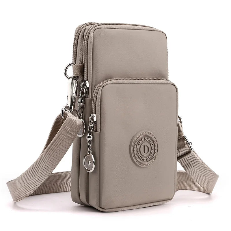 Bolsa Porta-Celular Crossbody - Nylon Impermeável (Prática)
