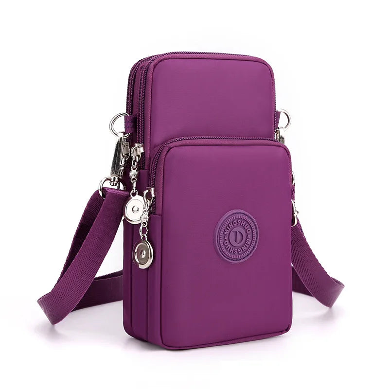 Bolsa Porta-Celular Crossbody - Nylon Impermeável (Prática)