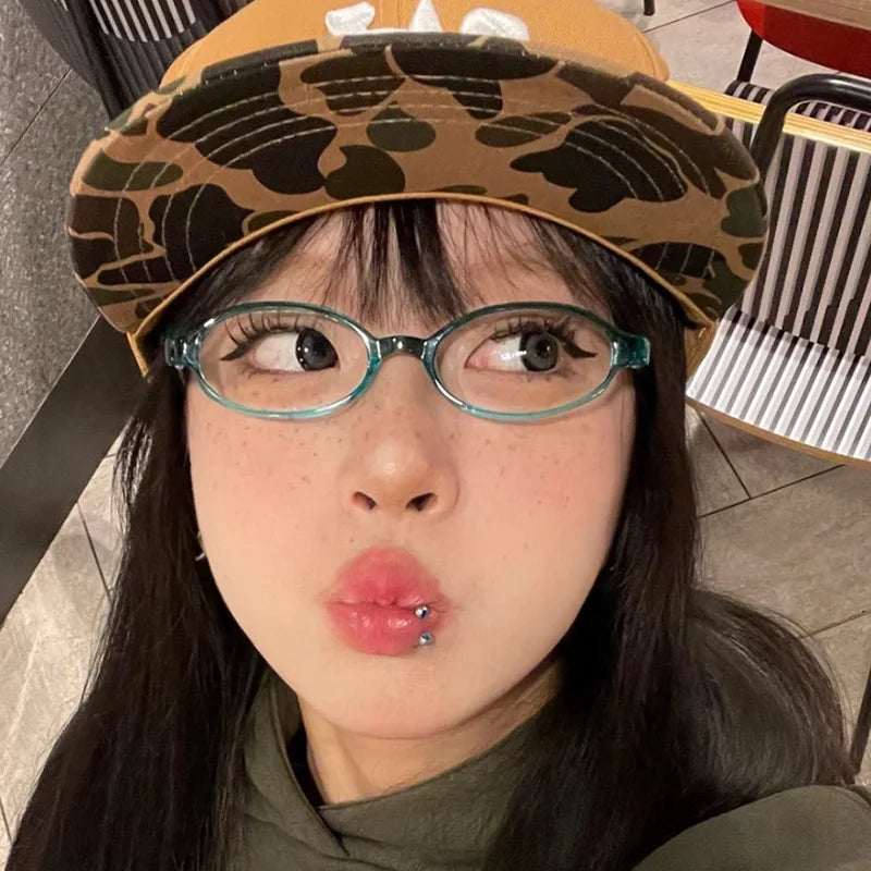 Óculos Anti-Luz Azul Retro - Proteção Digital (Estilo Office Siren)