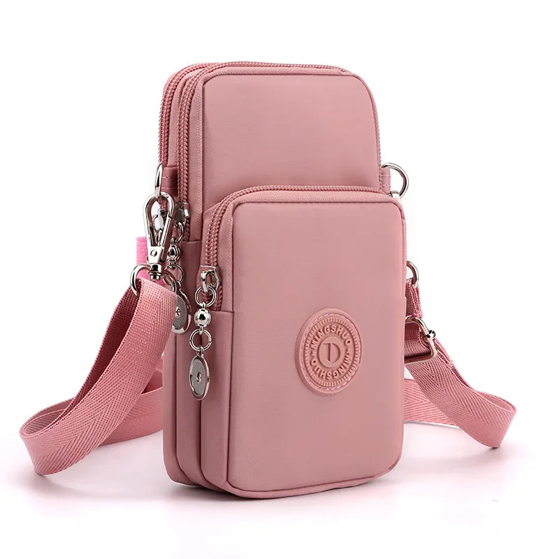 Bolsa Porta-Celular Crossbody - Nylon Impermeável (Prática)