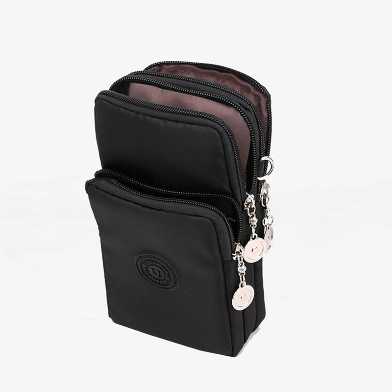 Bolsa Porta-Celular Crossbody - Nylon Impermeável (Prática)