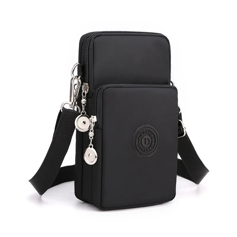 Bolsa Porta-Celular Crossbody - Nylon Impermeável (Prática)